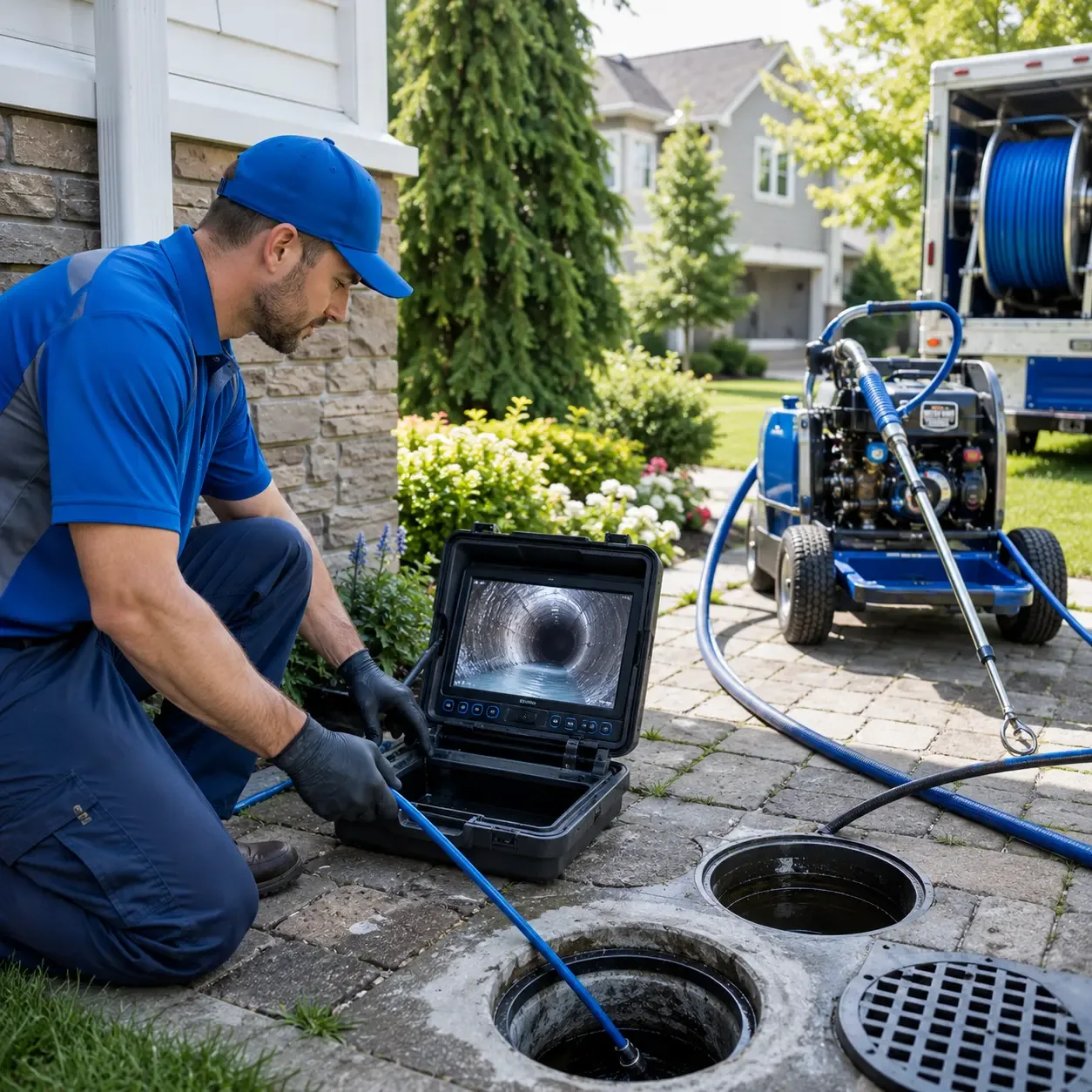 Outdoor drain cleaning professionals serving Lyons, KS