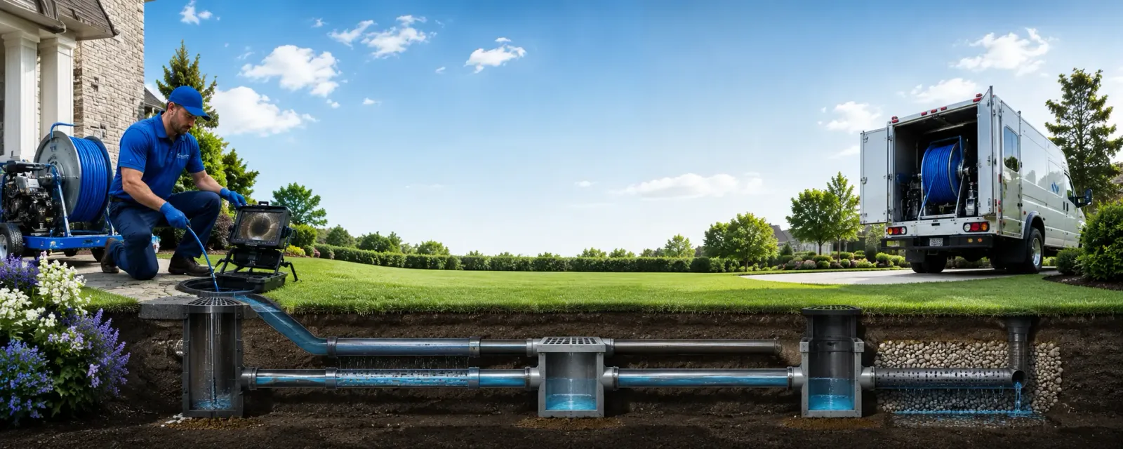 Outdoor drain cleaning information for Lyons, KS